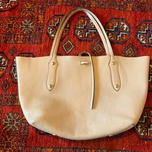 Annabel Ingall Taupe Leather Tote Bag